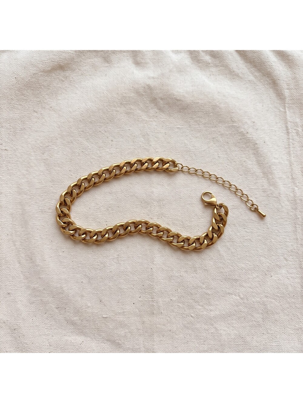 Gold Plated Cuban Link Bracelet A-81